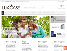 Tablet Screenshot of lux-case.com