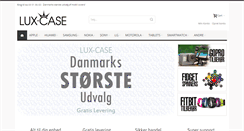 Desktop Screenshot of lux-case.dk