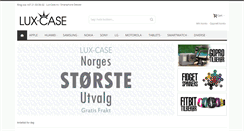 Desktop Screenshot of lux-case.no